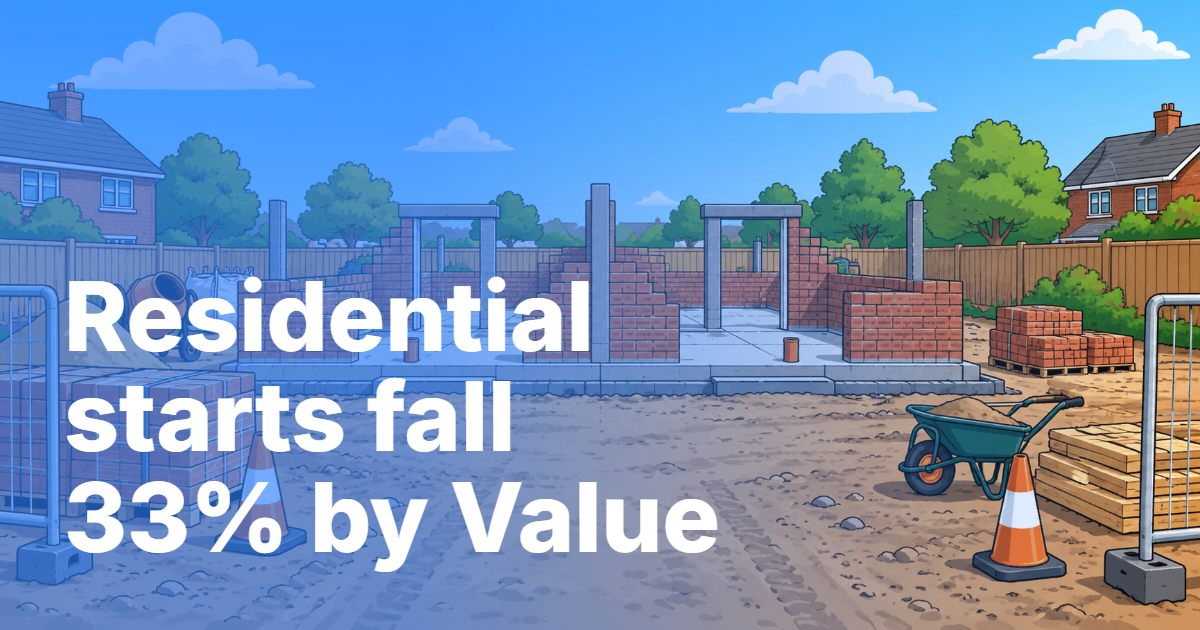 Residentail Starts Fall