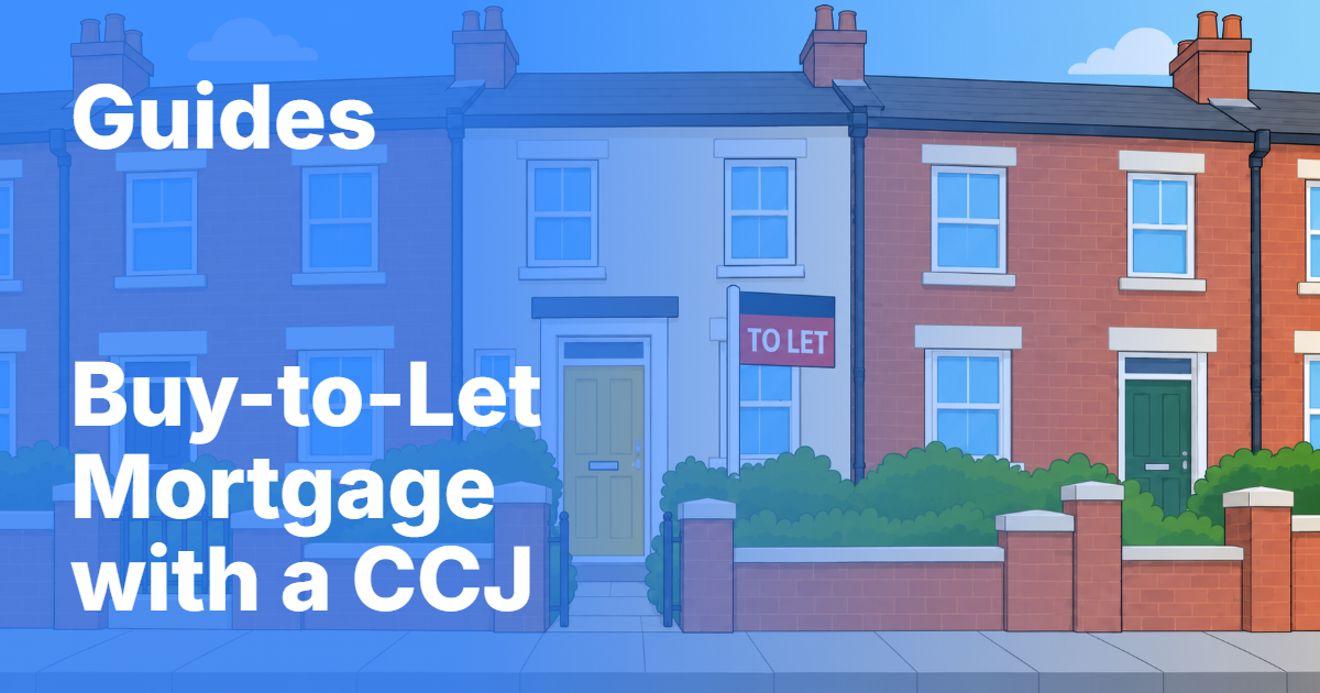 Illustration for the buy-to-let mortgages with a CCJ guide