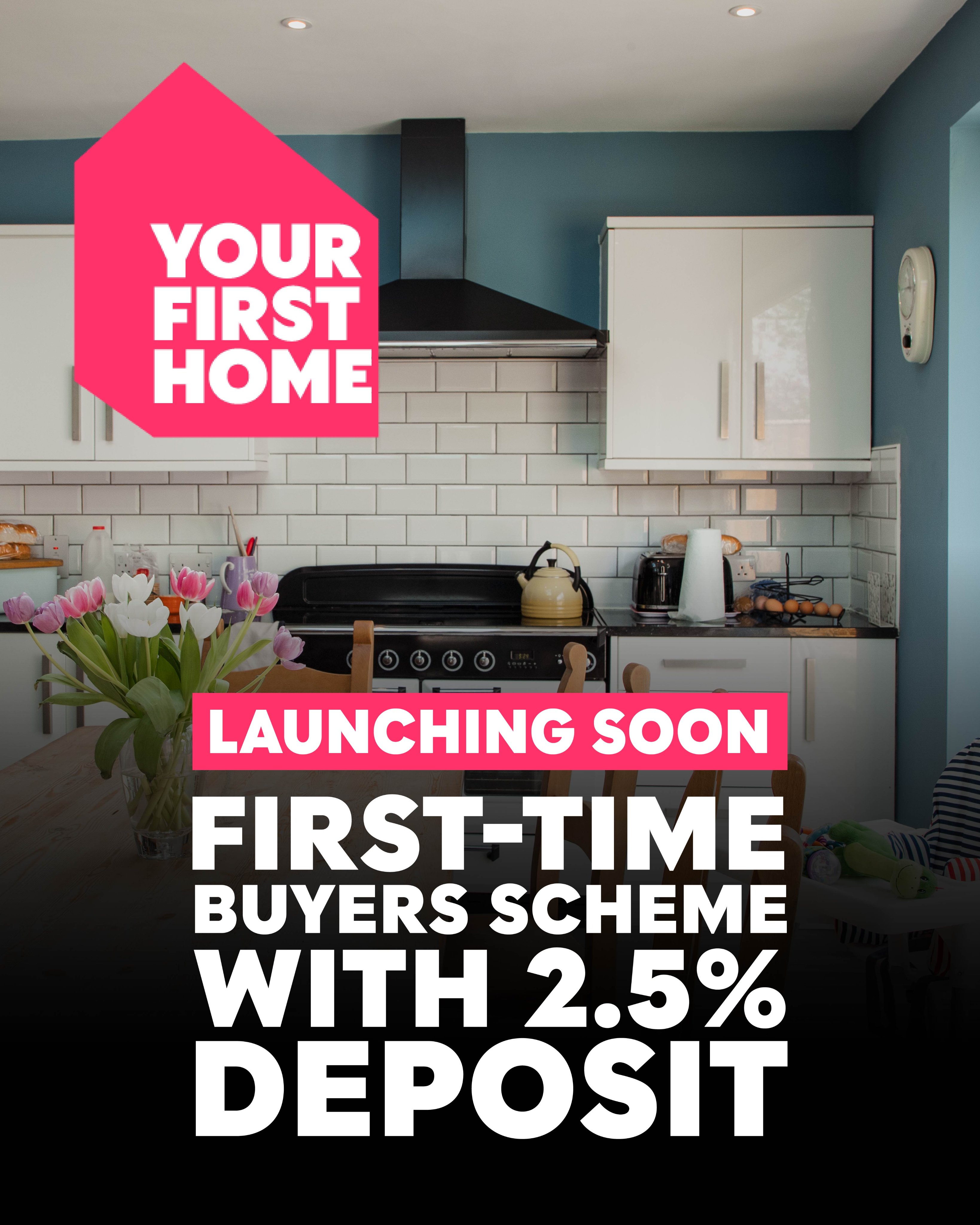 First-time buyer looking ahead to their first home