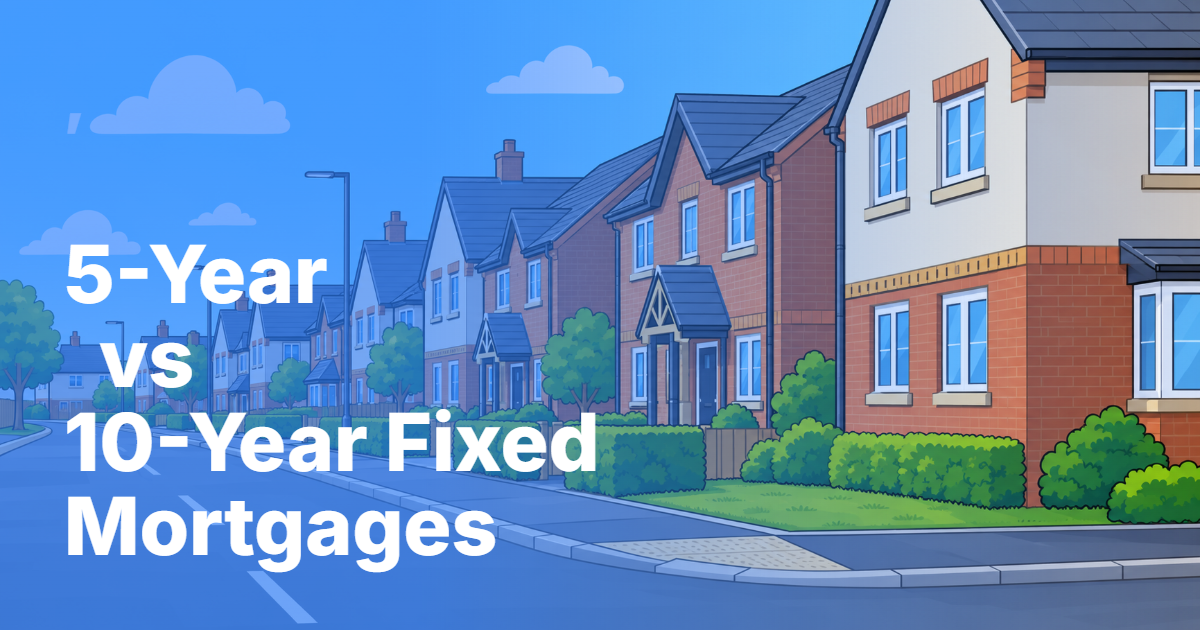 5-year vs 10-year fixed mortgages