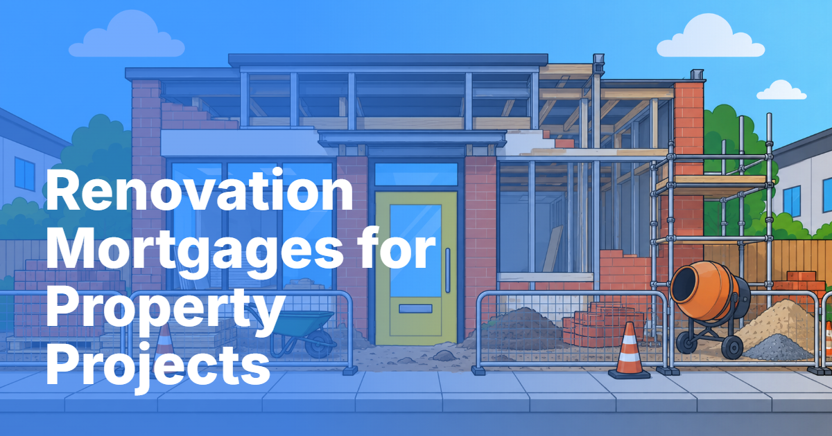 Renovation mortgage for a property project