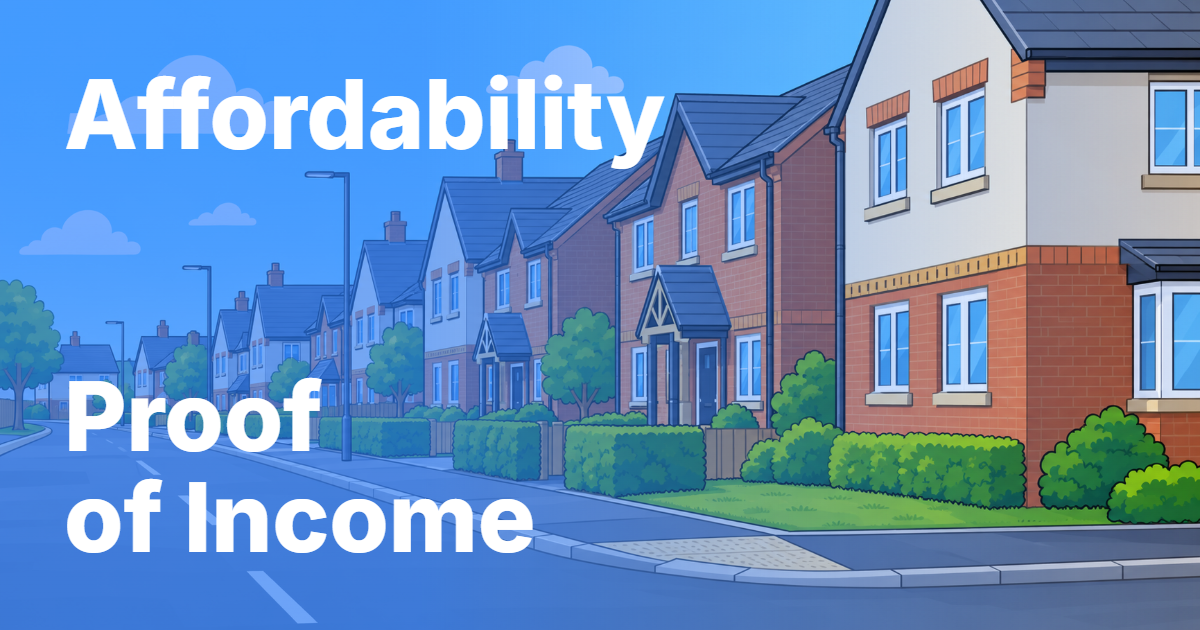 Mortgage proof of income guide