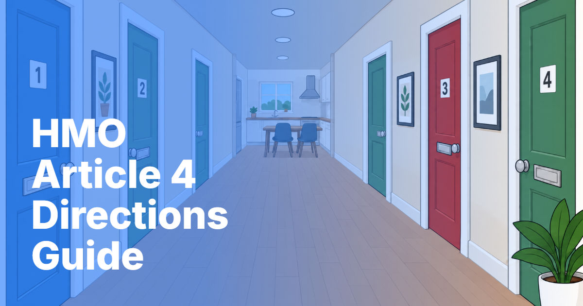Article 4 Directions and HMO property investment
