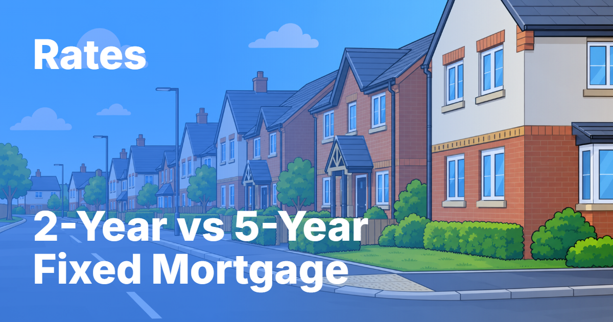 Illustration for the 2-year vs 5-year fixed mortgage guide