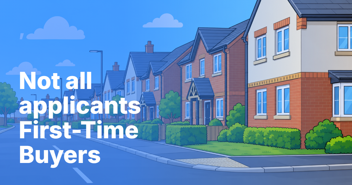 First-time buyer buying with a partner who has owned before