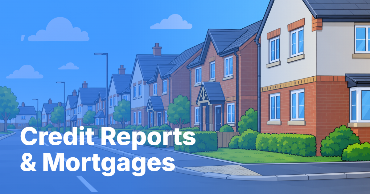 Credit reports and mortgage applications