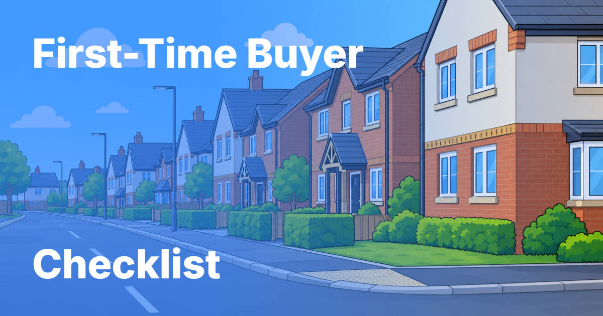 First-time buyer checklist