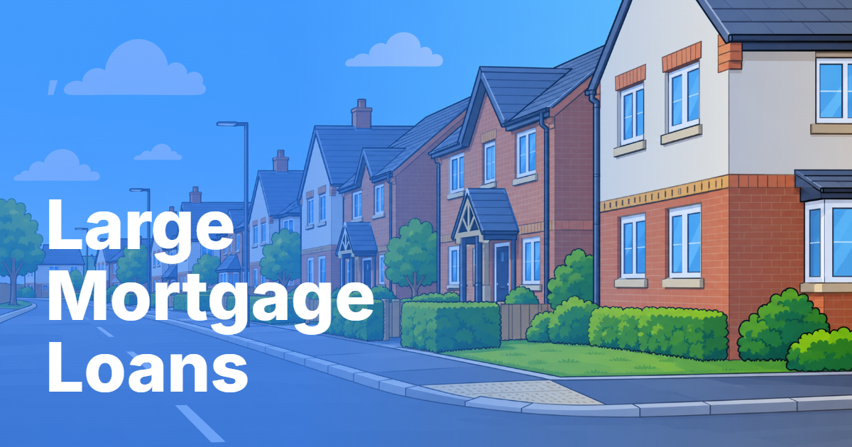 Large mortgage loans guide illustration
