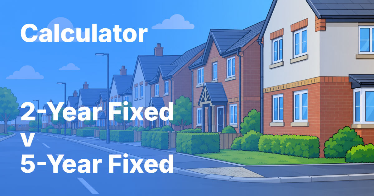 2-year vs 5-year fixed rate mortgage comparison